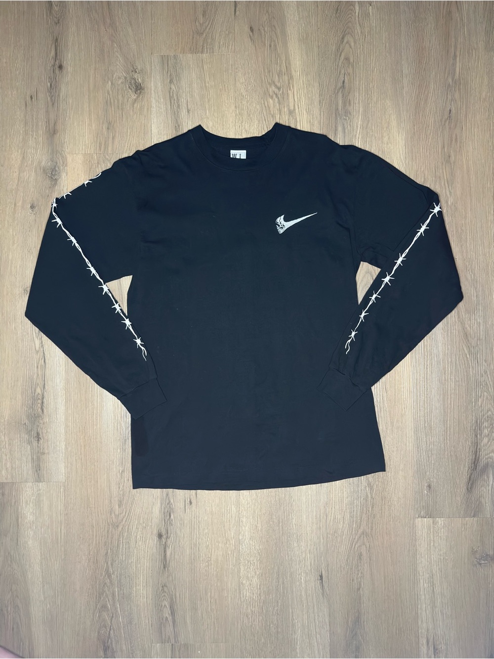 Warren Lotas Barbed Wire Sportswear ‘Black’ Long Sleeve T-Shirt